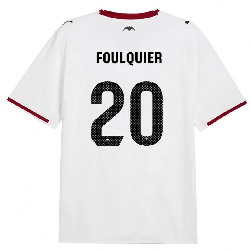 Danxen Dames Dimitri Foulquier #20 Zwart Wit Rood Geel Thuisshirt Thuistenue 2026/27 T-Shirt