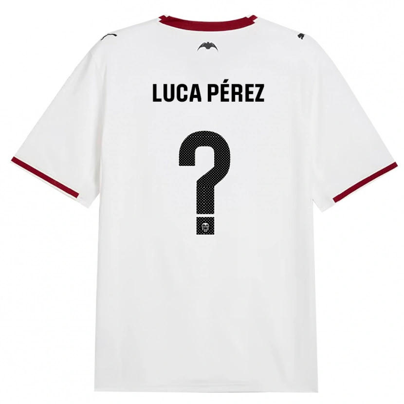Danxen Dames Simón Luca Pérez #0 Zwart Wit Rood Geel Thuisshirt Thuistenue 2026/27 T-Shirt
