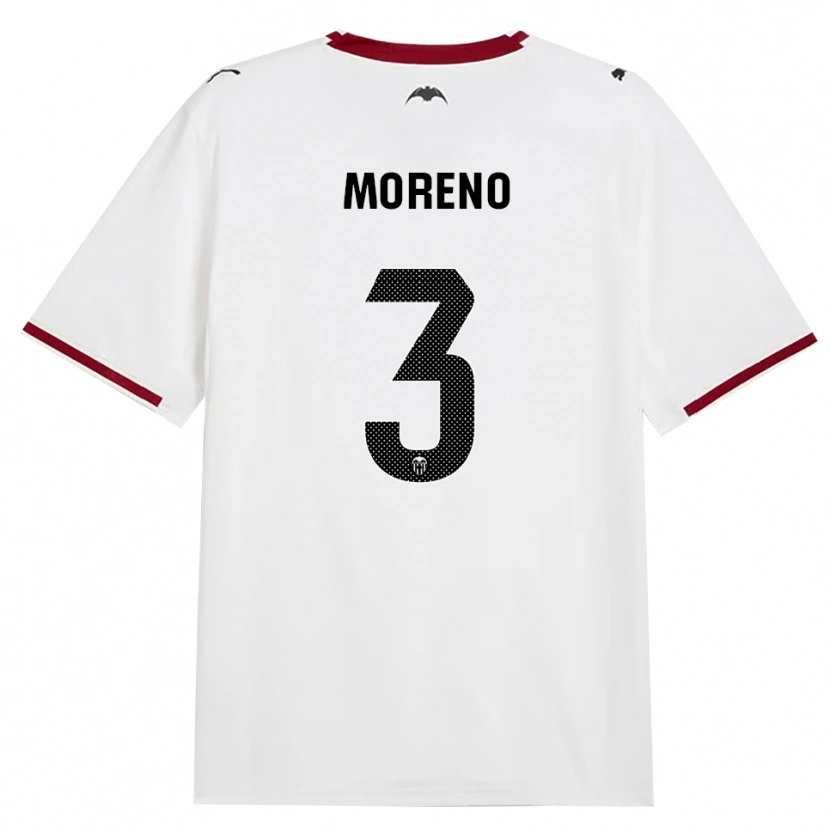 Danxen Dames Diego Moreno #3 Zwart Wit Rood Geel Thuisshirt Thuistenue 2026/27 T-Shirt