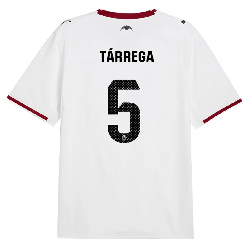 Danxen Dames César Tárrega #5 Zwart Wit Rood Geel Thuisshirt Thuistenue 2026/27 T-Shirt