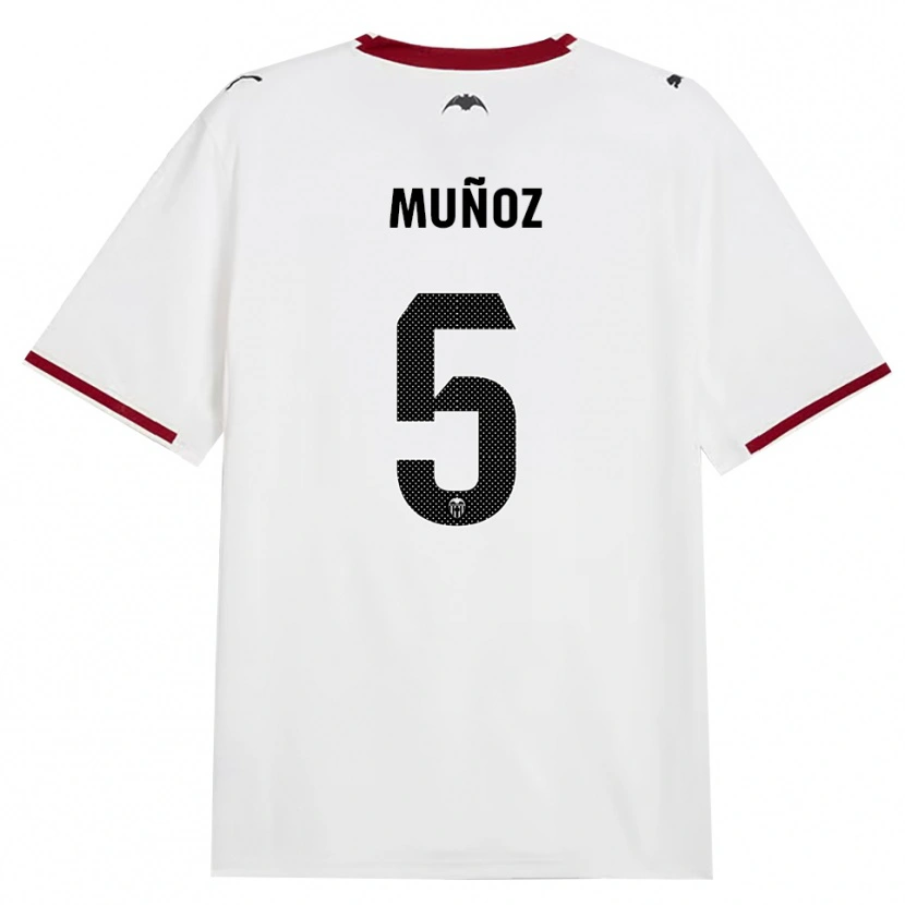 Danxen Dames Iván Muñoz #5 Zwart Wit Rood Geel Thuisshirt Thuistenue 2026/27 T-Shirt