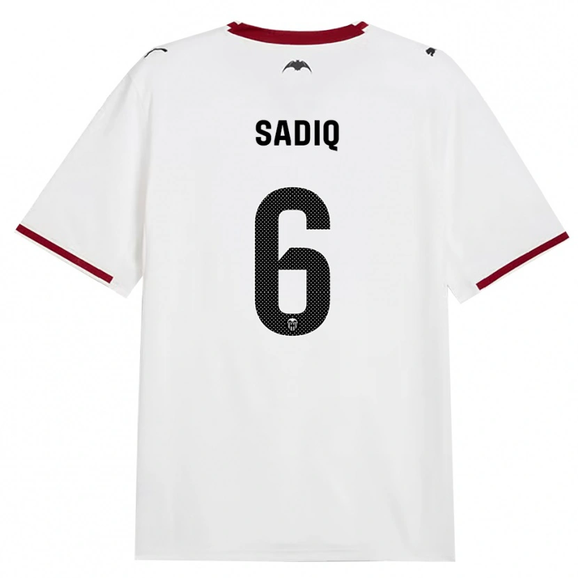 Danxen Dames Umar Sadiq #6 Zwart Wit Rood Geel Thuisshirt Thuistenue 2026/27 T-Shirt