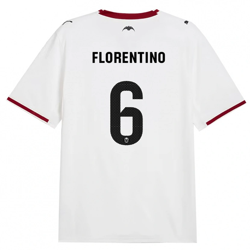 Danxen Dames Claudia Florentino #6 Zwart Wit Rood Geel Thuisshirt Thuistenue 2026/27 T-Shirt