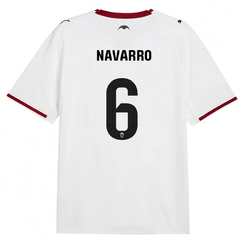 Danxen Dames Javi Navarro #6 Zwart Wit Rood Geel Thuisshirt Thuistenue 2026/27 T-Shirt