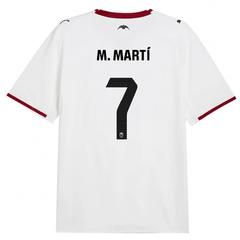 Danxen Dames Marina Martí #7 Zwart Wit Rood Geel Thuisshirt Thuistenue 2026/27 T-Shirt