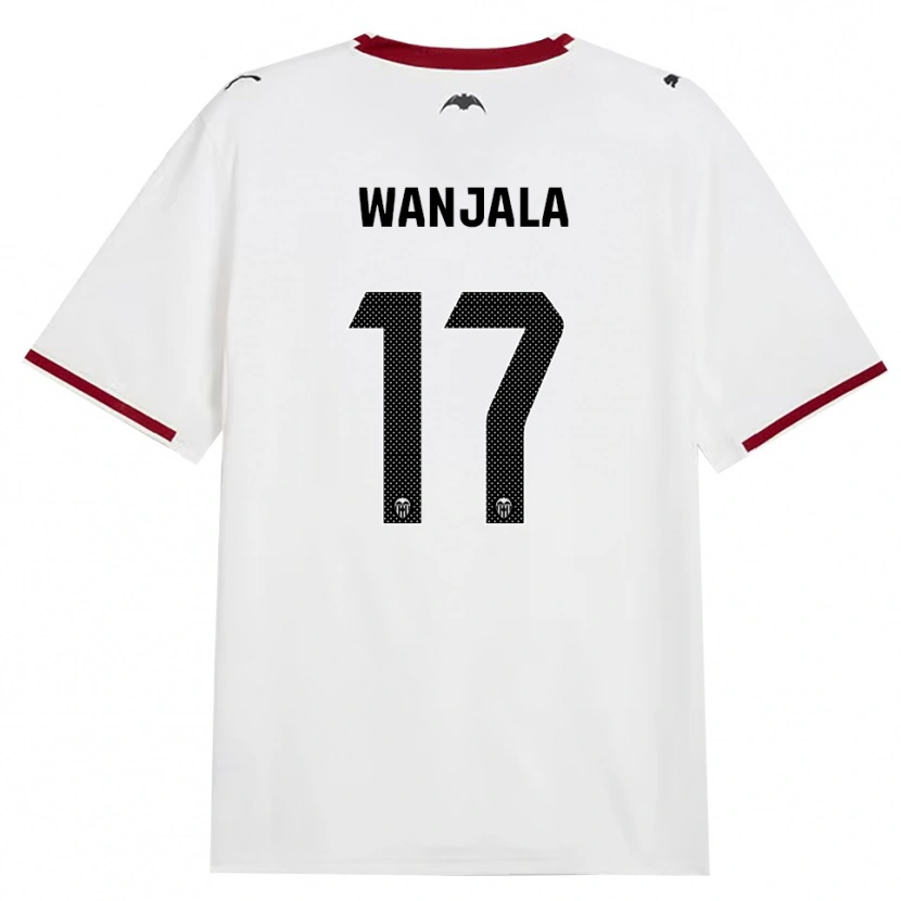 Danxen Dames Amos Wanjala #17 Zwart Wit Rood Geel Thuisshirt Thuistenue 2026/27 T-Shirt