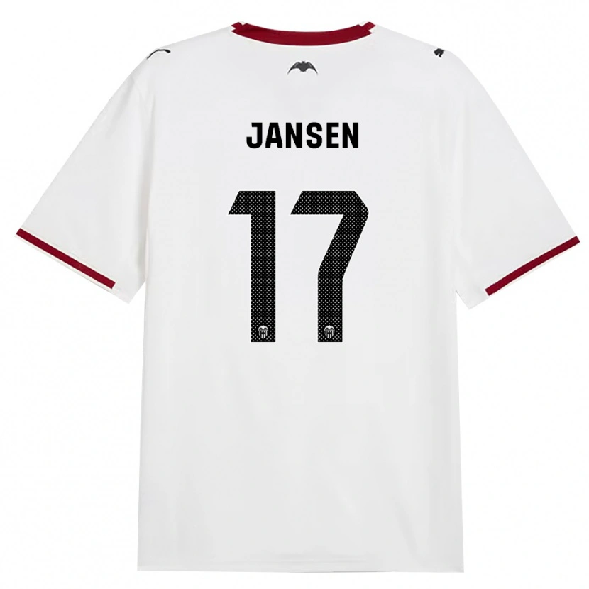 Danxen Dames Ellen Jansen #17 Zwart Wit Rood Geel Thuisshirt Thuistenue 2026/27 T-Shirt