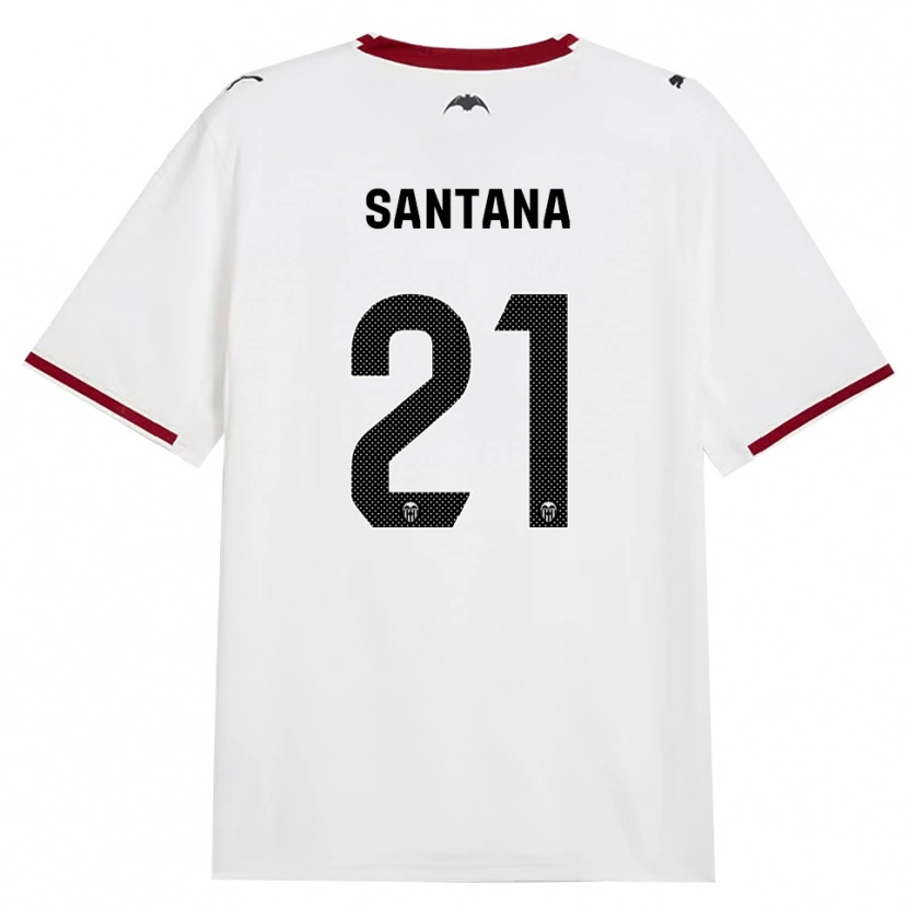 Danxen Dames Ismael Santana #21 Zwart Wit Rood Geel Thuisshirt Thuistenue 2026/27 T-Shirt