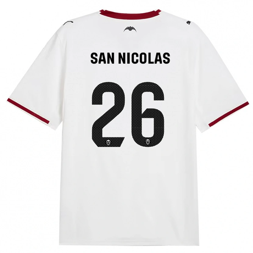 Danxen Dames Olga San Nicolas #26 Zwart Wit Rood Geel Thuisshirt Thuistenue 2026/27 T-Shirt