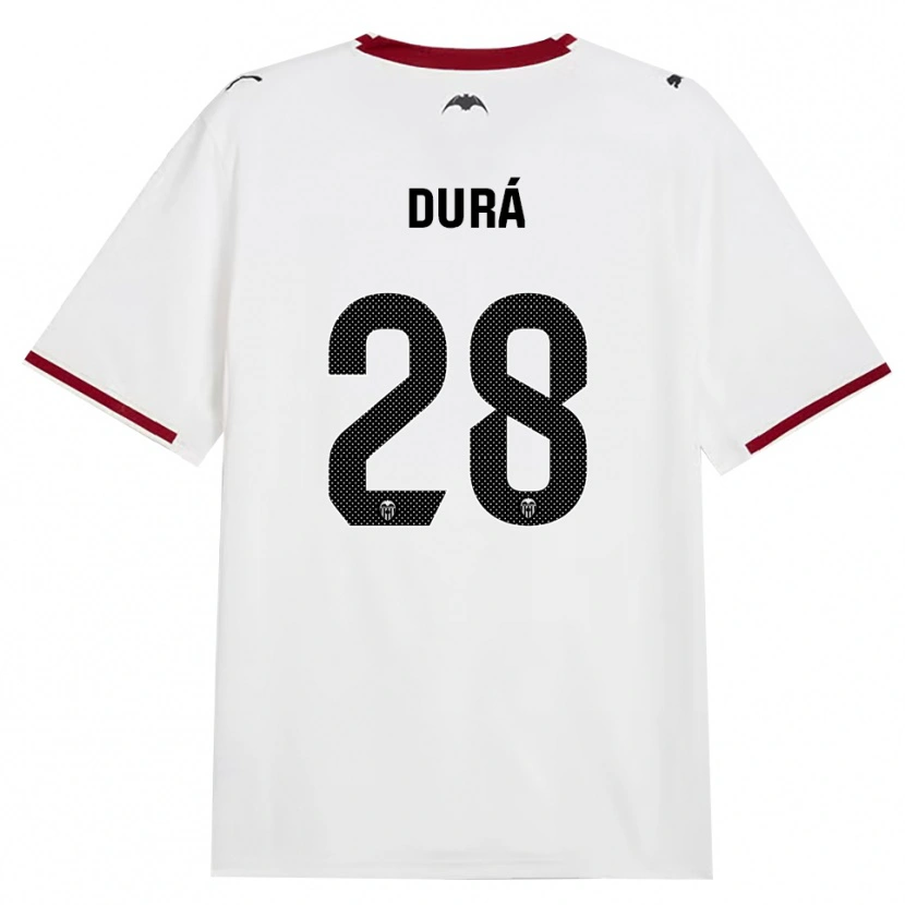 Danxen Dames Jaume Durá #28 Zwart Wit Rood Geel Thuisshirt Thuistenue 2026/27 T-Shirt