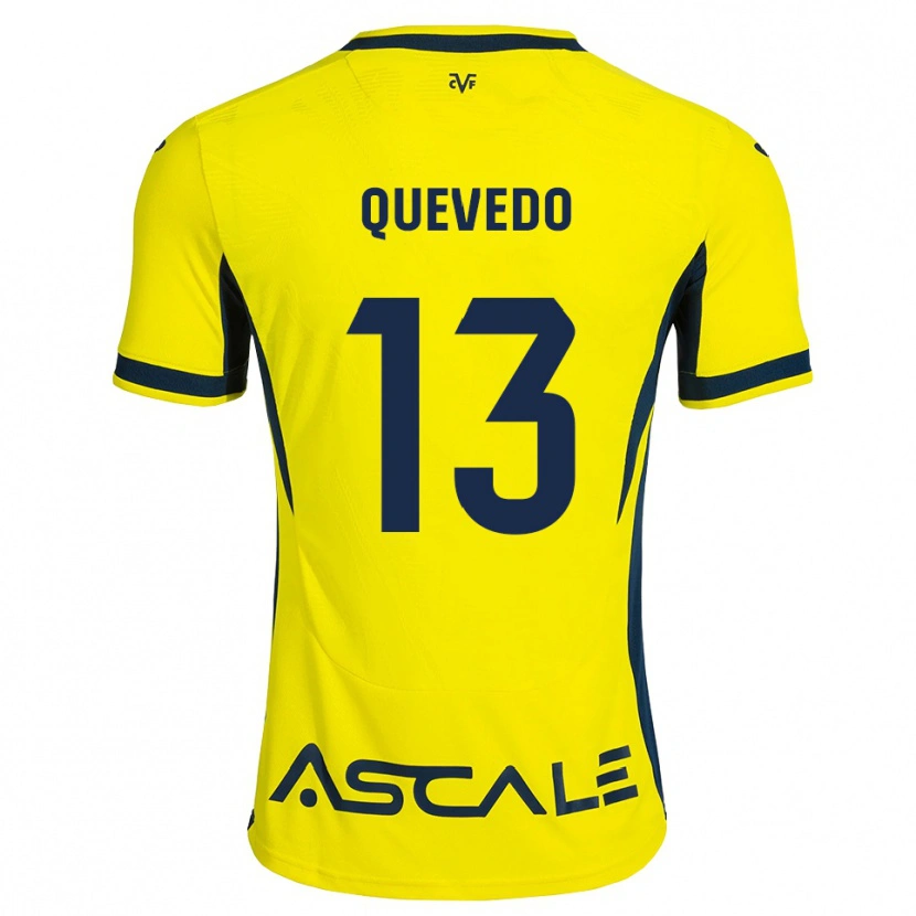 Danxen Dames Alex Quevedo #13 Geel Zwart Rood Thuisshirt Thuistenue 2026/27 T-Shirt