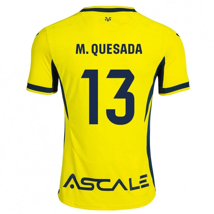 Danxen Dames Montserrat Quesada Carrasco #13 Geel Zwart Rood Thuisshirt Thuistenue 2026/27 T-Shirt
