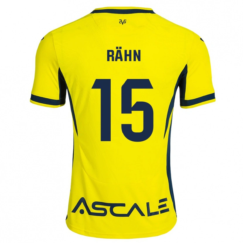 Danxen Dames Ronan Rähn #15 Geel Zwart Rood Thuisshirt Thuistenue 2026/27 T-Shirt
