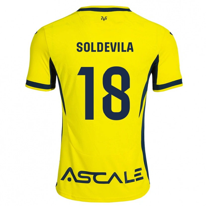 Danxen Dames Paola Soldevila #18 Geel Zwart Rood Thuisshirt Thuistenue 2026/27 T-Shirt