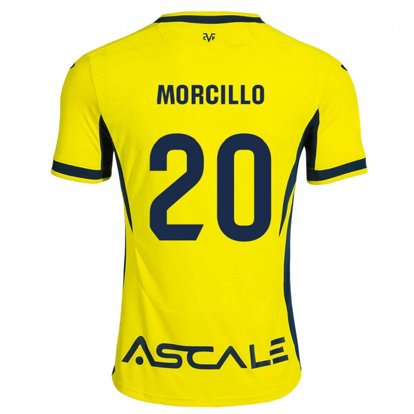 Danxen Dames Raquel Morcillo #20 Geel Zwart Rood Thuisshirt Thuistenue 2026/27 T-Shirt