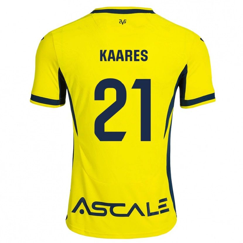 Danxen Dames Andero Kaares #21 Geel Zwart Rood Thuisshirt Thuistenue 2026/27 T-Shirt