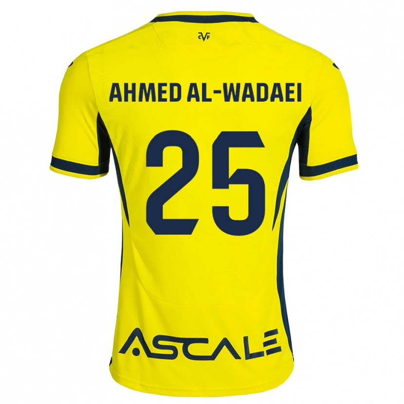 Danxen Dames Sayed Ahmed Al-Wadaei #25 Geel Zwart Rood Thuisshirt Thuistenue 2026/27 T-Shirt