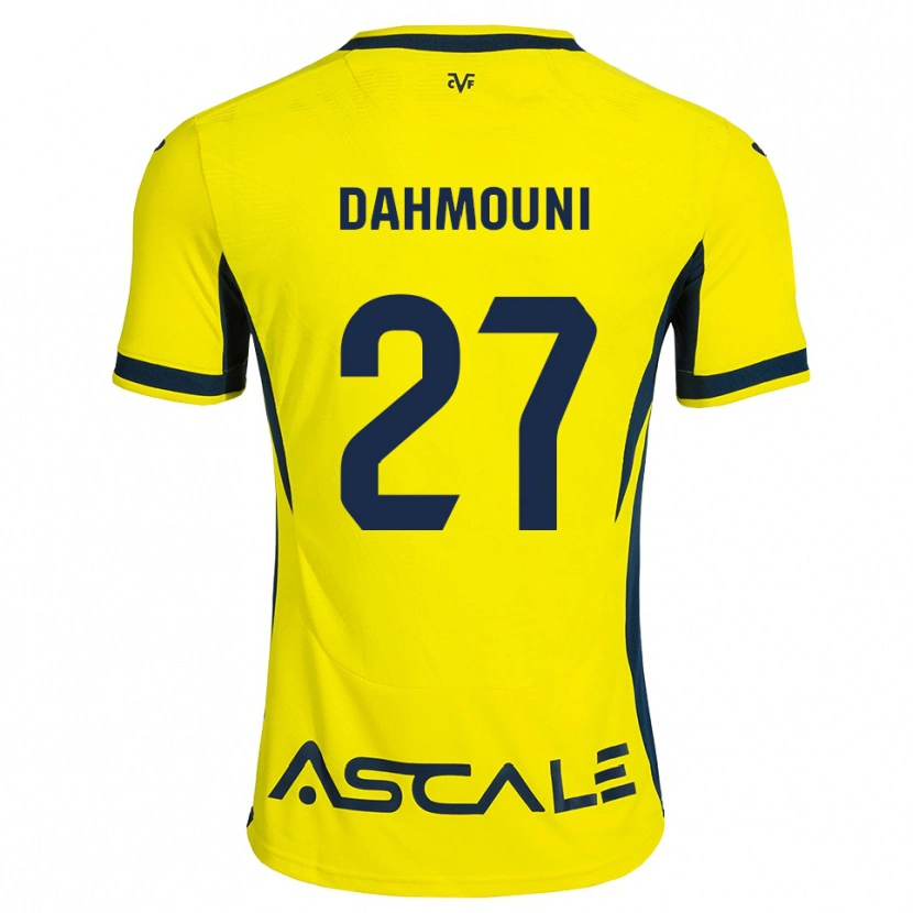 Danxen Dames Moha Dahmouni #27 Geel Zwart Rood Thuisshirt Thuistenue 2026/27 T-Shirt
