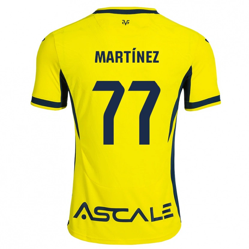 Danxen Dames Enric Martínez #77 Geel Zwart Rood Thuisshirt Thuistenue 2026/27 T-Shirt