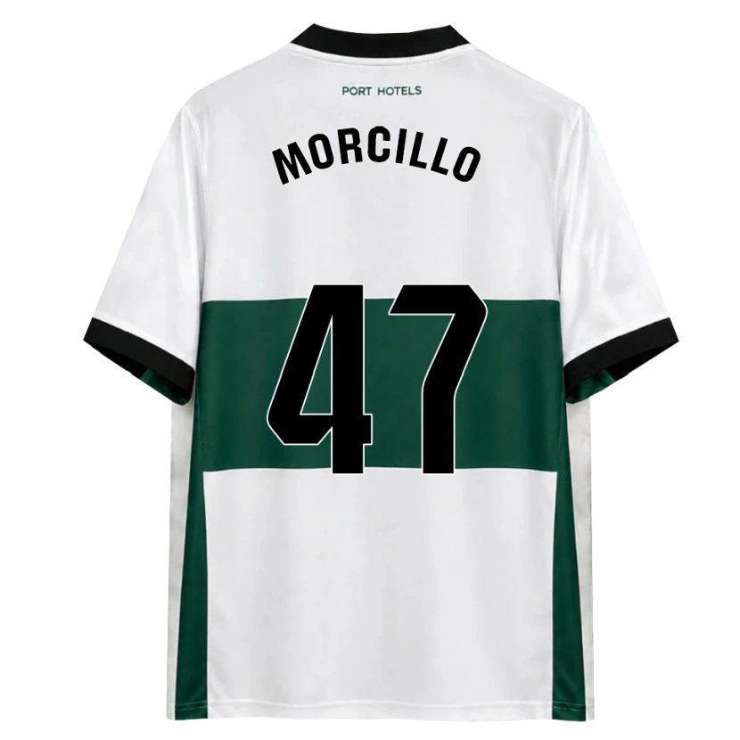 Danxen Dames Javi Morcillo #47 Groen Wit Rood Thuisshirt Thuistenue 2026/27 T-Shirt