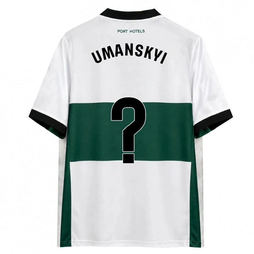 Danxen Dames Volodymyr Umanskyi #0 Groen Wit Rood Thuisshirt Thuistenue 2026/27 T-Shirt