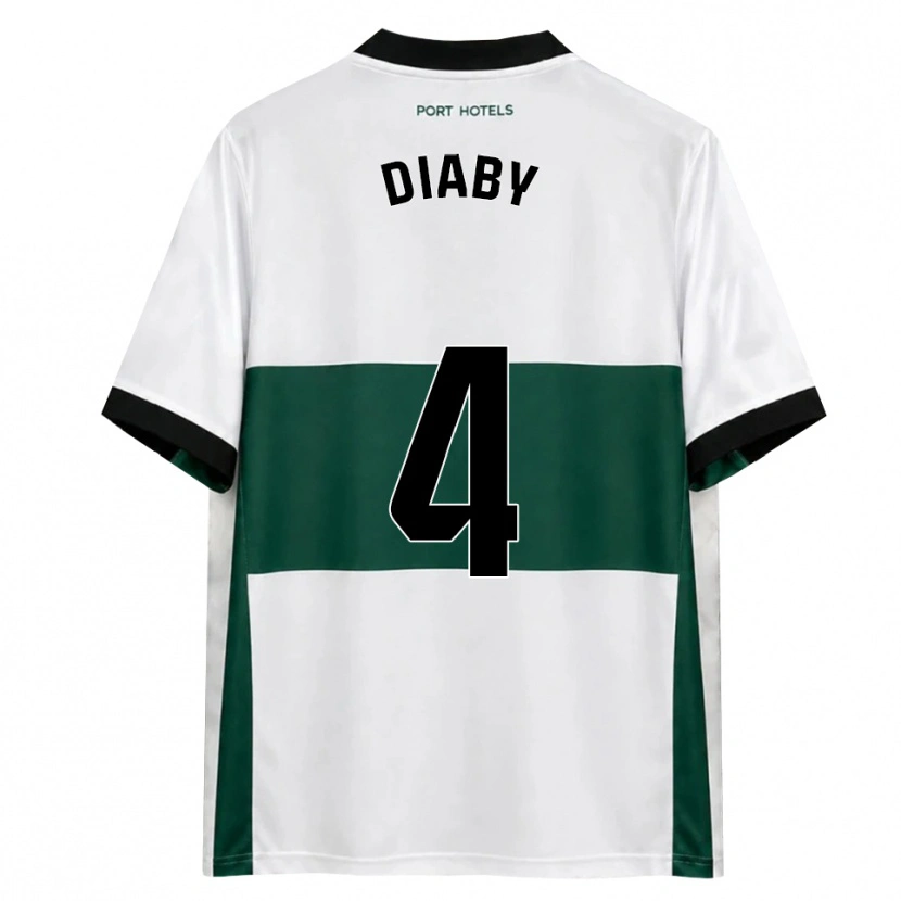 Danxen Dames Bambo Diaby #4 Groen Wit Rood Thuisshirt Thuistenue 2026/27 T-Shirt