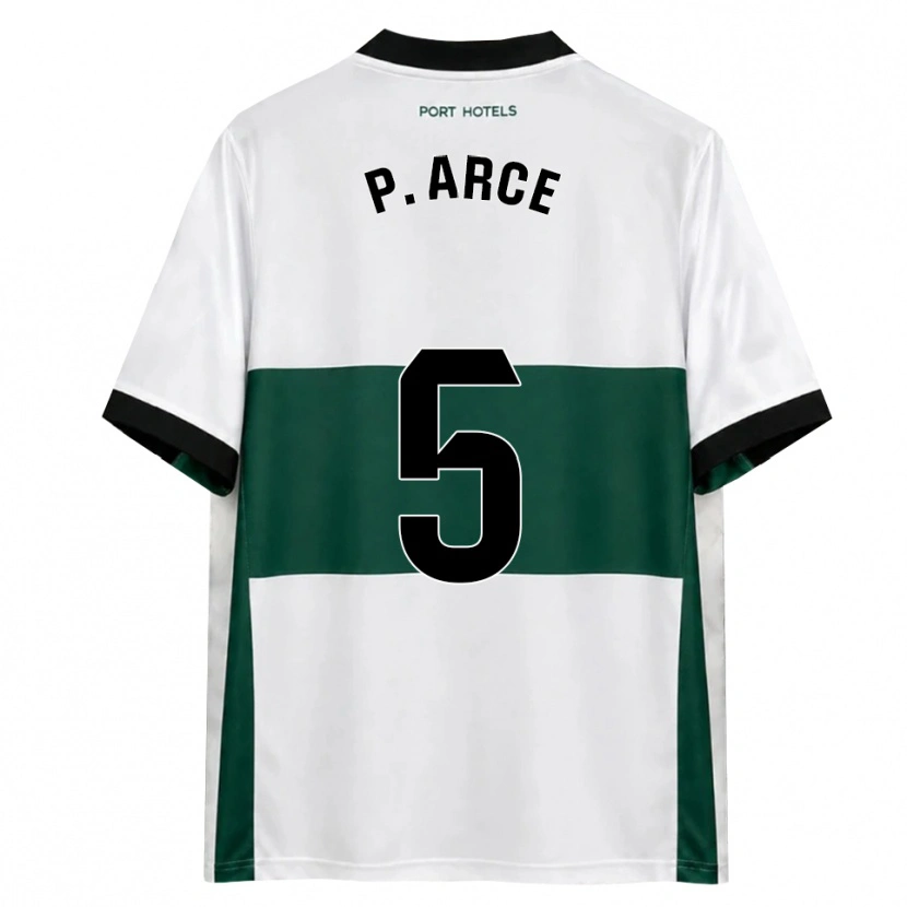 Danxen Dames Paula Arce Moreno #5 Groen Wit Rood Thuisshirt Thuistenue 2026/27 T-Shirt