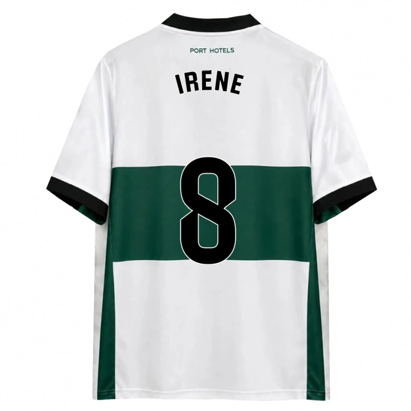 Danxen Dames Irene Ñiguez García #8 Groen Wit Rood Thuisshirt Thuistenue 2026/27 T-Shirt