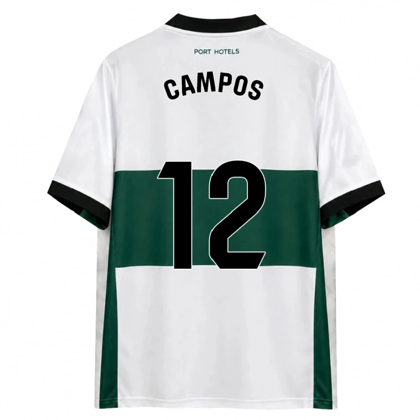 Danxen Dames Álex Campos #12 Groen Wit Rood Thuisshirt Thuistenue 2026/27 T-Shirt