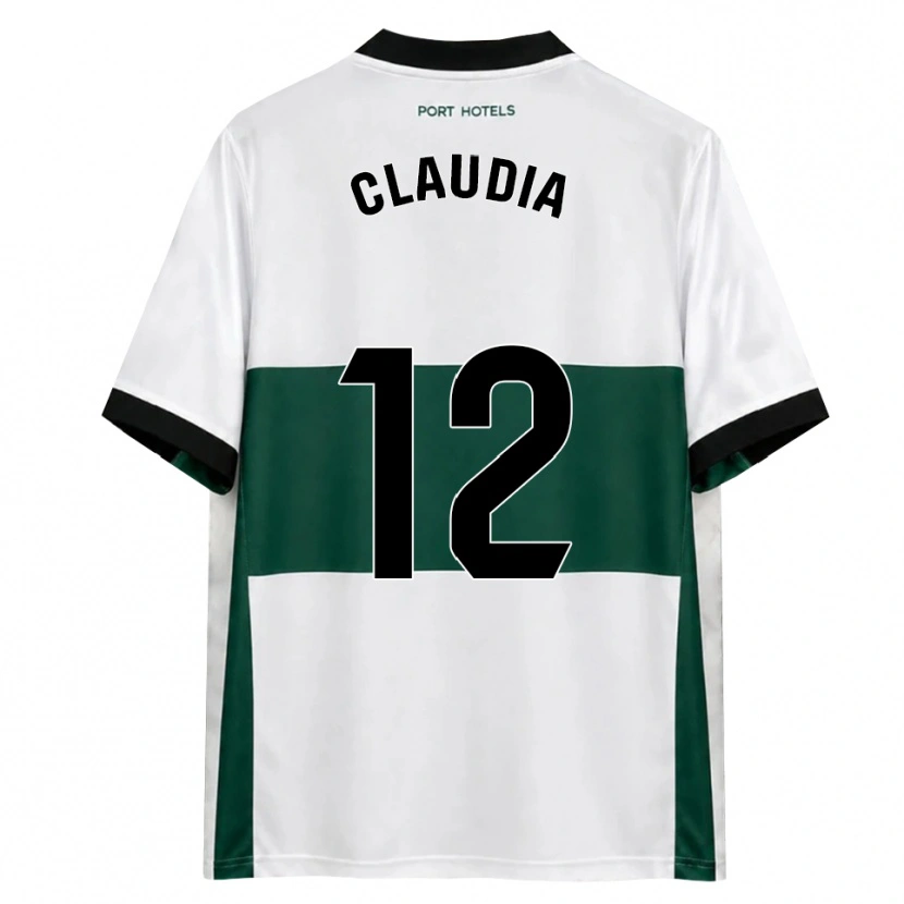 Danxen Dames Claudia Rabasco Campello #12 Groen Wit Rood Thuisshirt Thuistenue 2026/27 T-Shirt