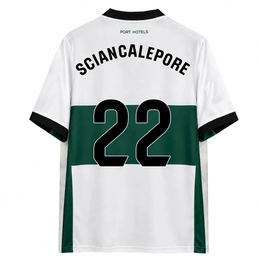 Danxen Dames Mateo Sciancalepore #22 Groen Wit Rood Thuisshirt Thuistenue 2026/27 T-Shirt