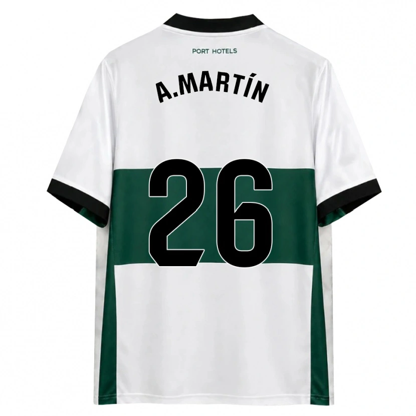 Danxen Dames Alejandro Martín #26 Groen Wit Rood Thuisshirt Thuistenue 2026/27 T-Shirt