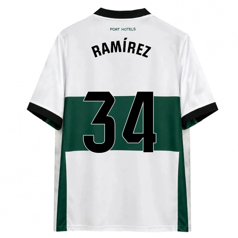 Danxen Dames Jalmar Ramírez #34 Groen Wit Rood Thuisshirt Thuistenue 2026/27 T-Shirt