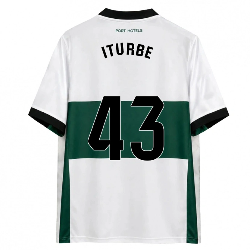 Danxen Dames Alejandro Iturbe #43 Groen Wit Rood Thuisshirt Thuistenue 2026/27 T-Shirt