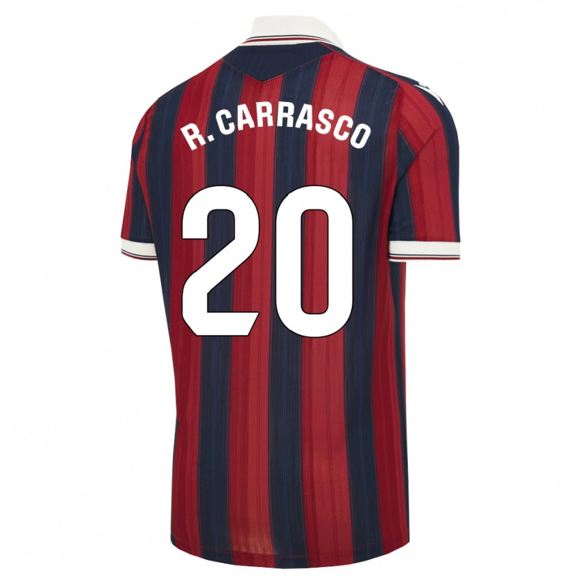 Danxen Dames Raiderlin Carrasco #20 Middernachtblauw Rood Thuisshirt Thuistenue 2026/27 T-Shirt