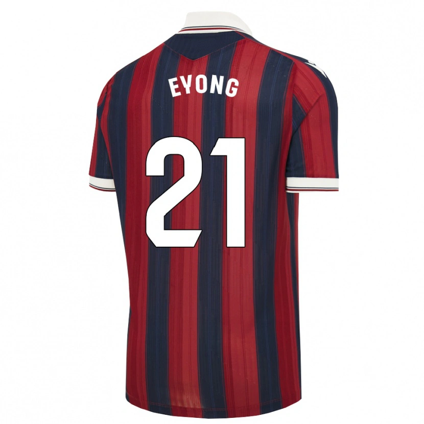 Danxen Dames Karl Etta Eyong #21 Middernachtblauw Rood Thuisshirt Thuistenue 2026/27 T-Shirt