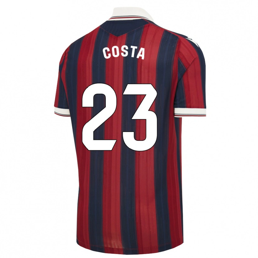 Danxen Dames Manuel Costa #23 Middernachtblauw Rood Thuisshirt Thuistenue 2026/27 T-Shirt