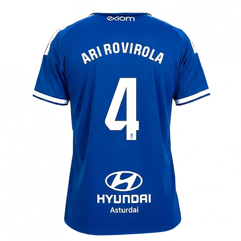 Danxen Dames Ari Rovirola #4 Mediumblauw Wit Thuisshirt Thuistenue 2026/27 T-Shirt