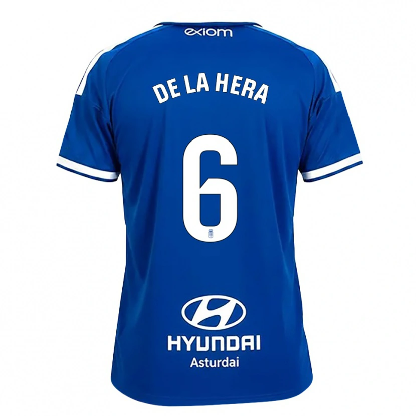Danxen Dames Óscar De La Hera #6 Mediumblauw Wit Thuisshirt Thuistenue 2026/27 T-Shirt