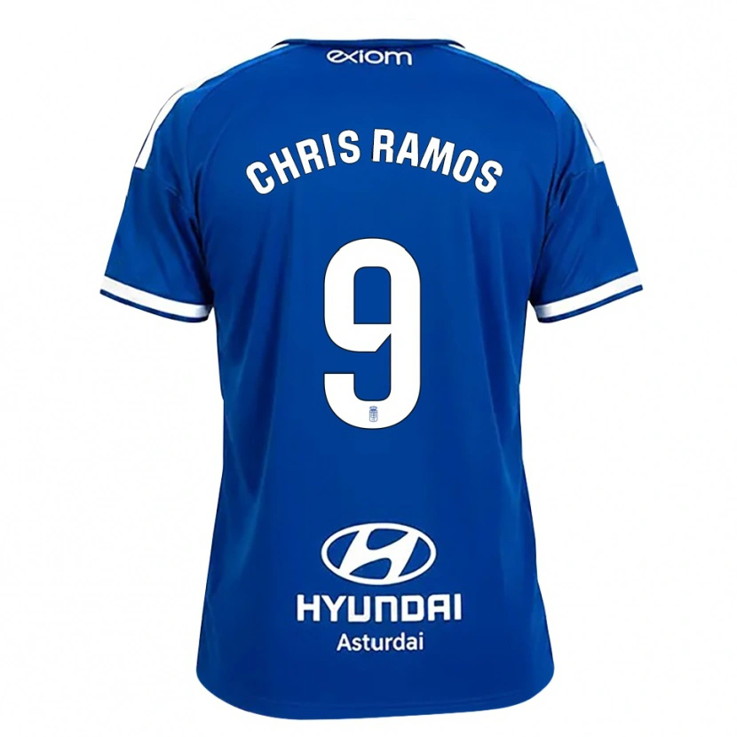 Danxen Dames Chris Ramos #9 Mediumblauw Wit Thuisshirt Thuistenue 2026/27 T-Shirt