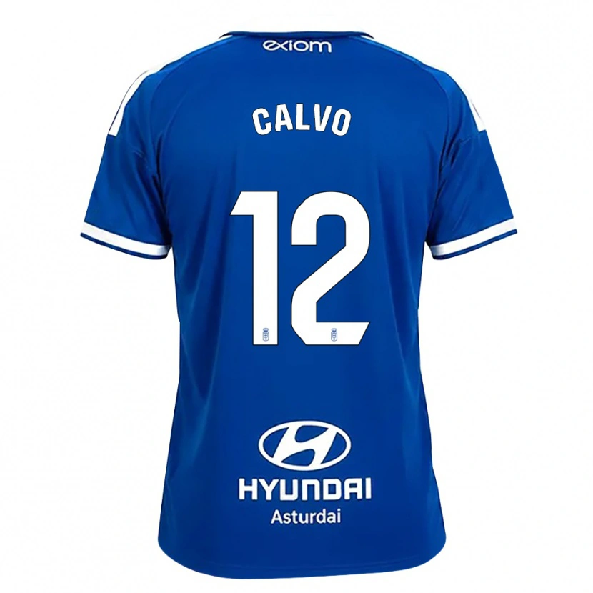 Danxen Dames Dani Calvo #12 Mediumblauw Wit Thuisshirt Thuistenue 2026/27 T-Shirt