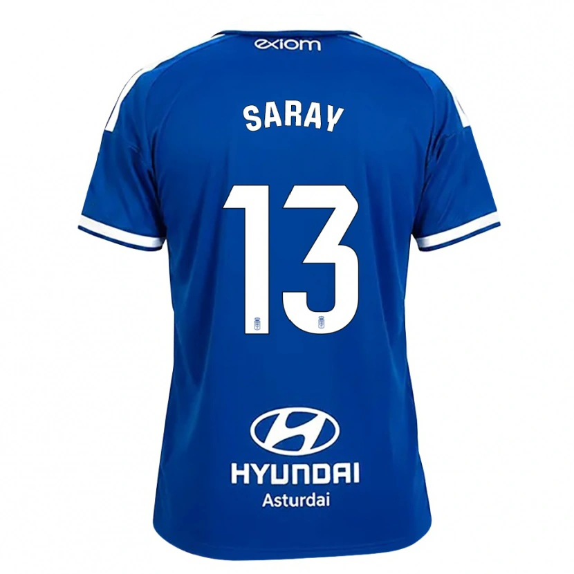 Danxen Dames Saray Vázquez Alonso #13 Mediumblauw Wit Thuisshirt Thuistenue 2026/27 T-Shirt