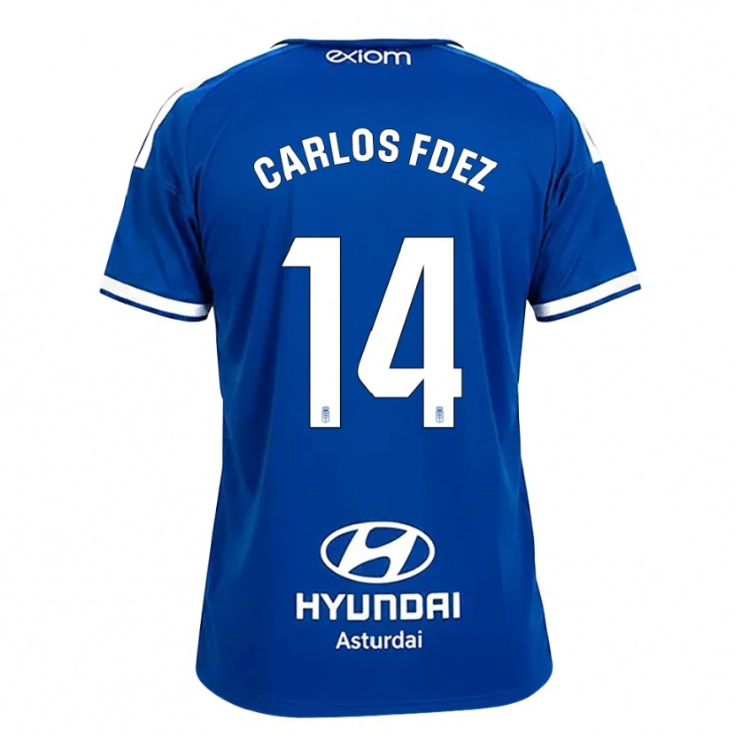Danxen Dames Carlos Fernández #14 Mediumblauw Wit Thuisshirt Thuistenue 2026/27 T-Shirt