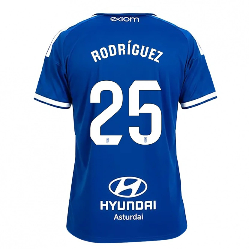 Danxen Dames Álvaro Rodríguez #25 Mediumblauw Wit Thuisshirt Thuistenue 2026/27 T-Shirt