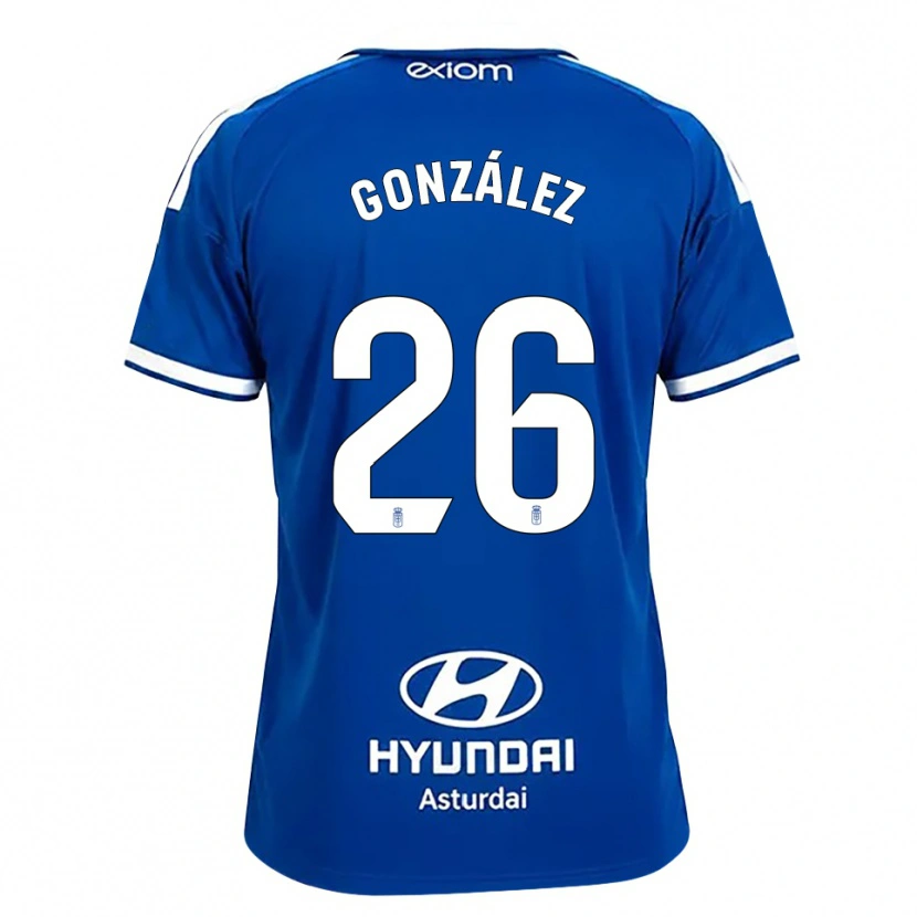 Danxen Dames Miguel González #26 Mediumblauw Wit Thuisshirt Thuistenue 2026/27 T-Shirt