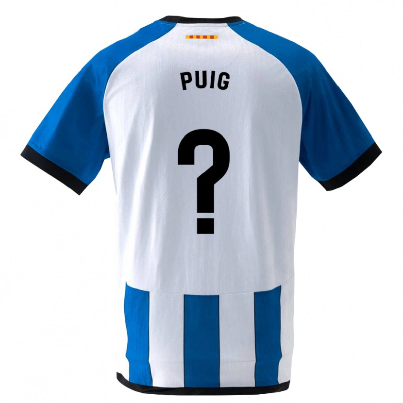 Danxen Dames Pol Puig #0 Koninklijk Blauw Wit Thuisshirt Thuistenue 2026/27 T-Shirt