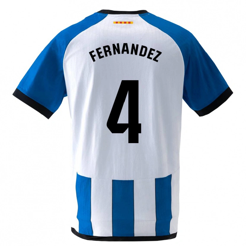 Danxen Dames Marcos Fernández #4 Koninklijk Blauw Wit Thuisshirt Thuistenue 2026/27 T-Shirt