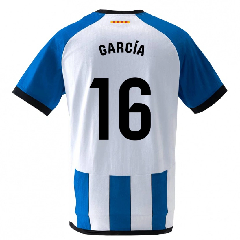 Danxen Dames Marc García #16 Koninklijk Blauw Wit Thuisshirt Thuistenue 2026/27 T-Shirt