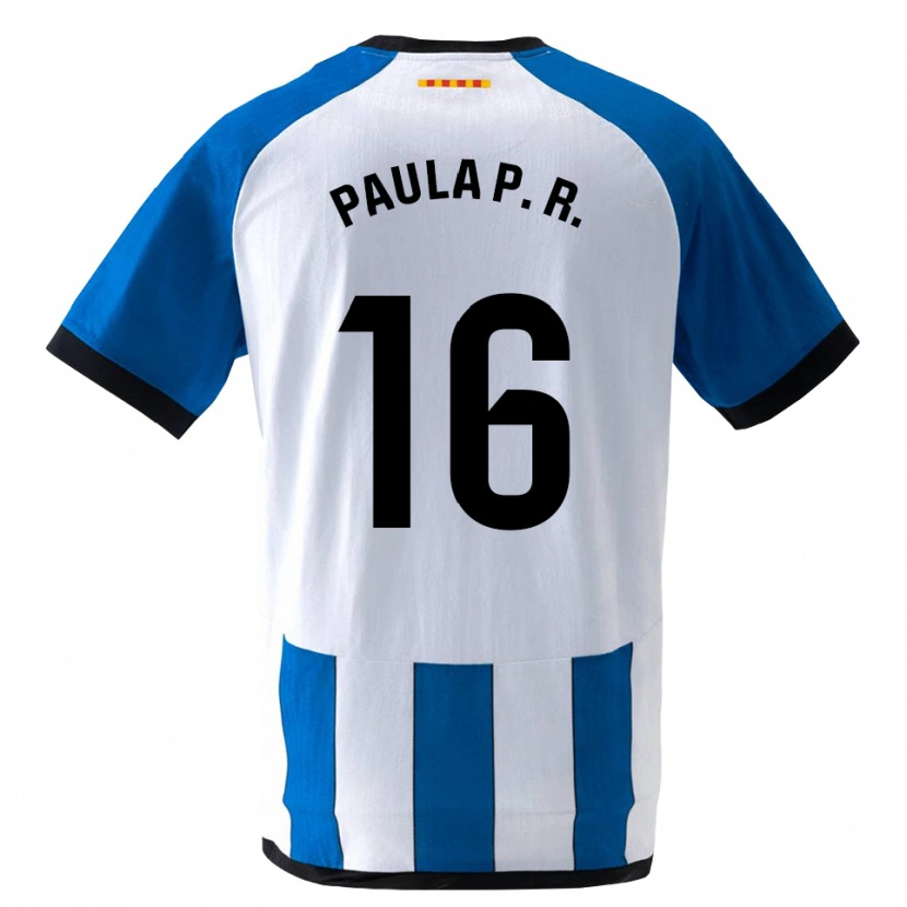 Danxen Dames Paula Perea Ramírez #16 Koninklijk Blauw Wit Thuisshirt Thuistenue 2026/27 T-Shirt