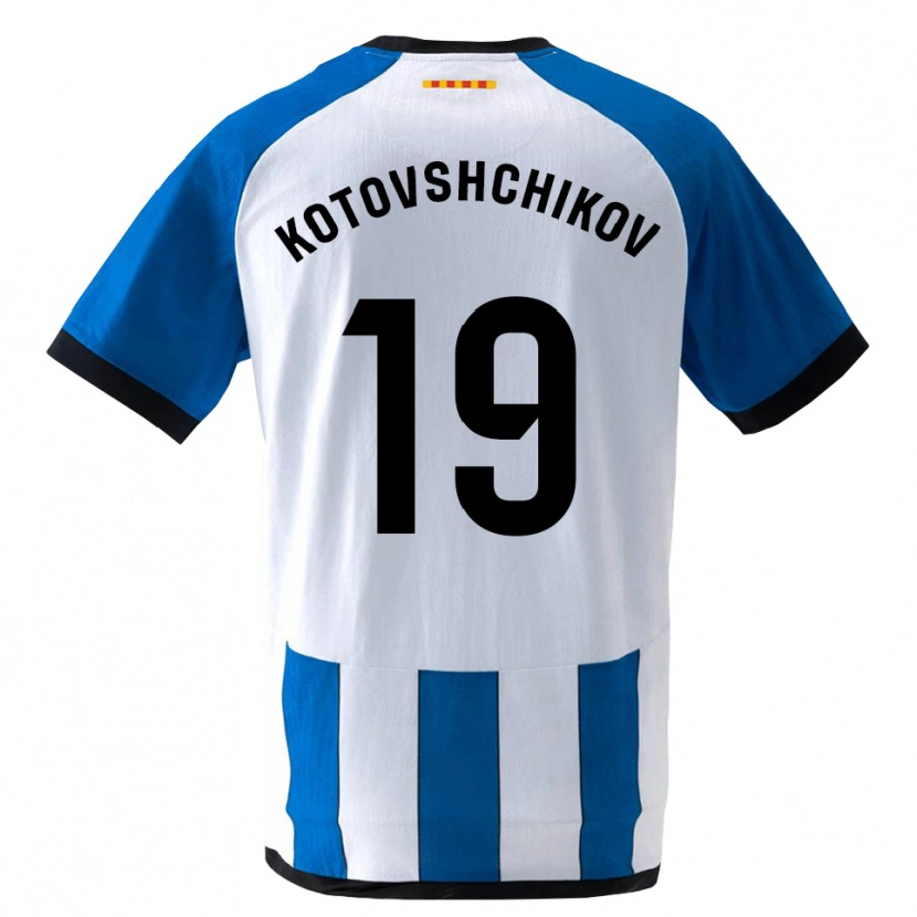 Danxen Dames Makar Kotovshchikov #19 Koninklijk Blauw Wit Thuisshirt Thuistenue 2026/27 T-Shirt
